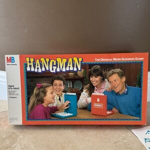 Milton Bradley Hangman Game 1988 complete